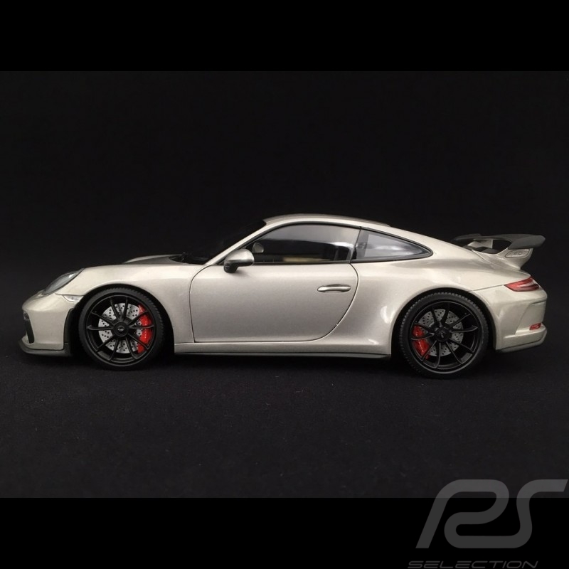 Porsche 911 typ 991 phase II GT3 2017 silber 1/18 Minichamps 110067035