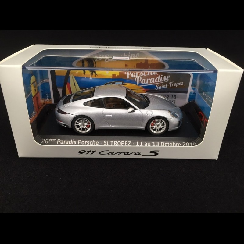 Porsche 911 Carrera S type 991 phase II 2015 silver grey Paradis