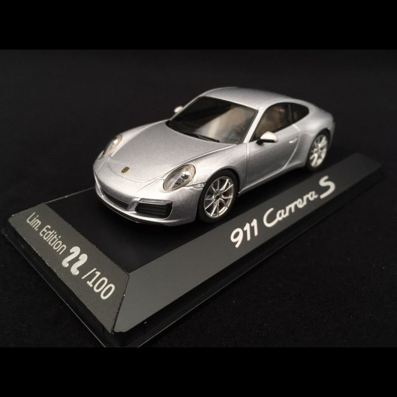Porsche 911 Carrera S type 991 phase II 2015 silver grey Paradis