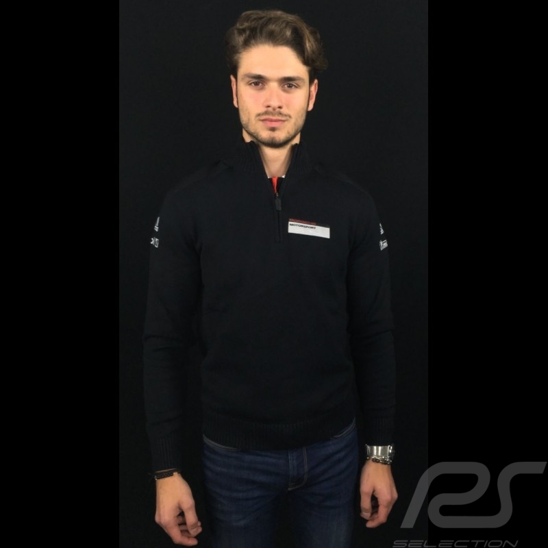 Adidas Strickpullover Porsche Motorsport Baumwollmischung Schwarz Porsche Design WAX10101 - Unisex
