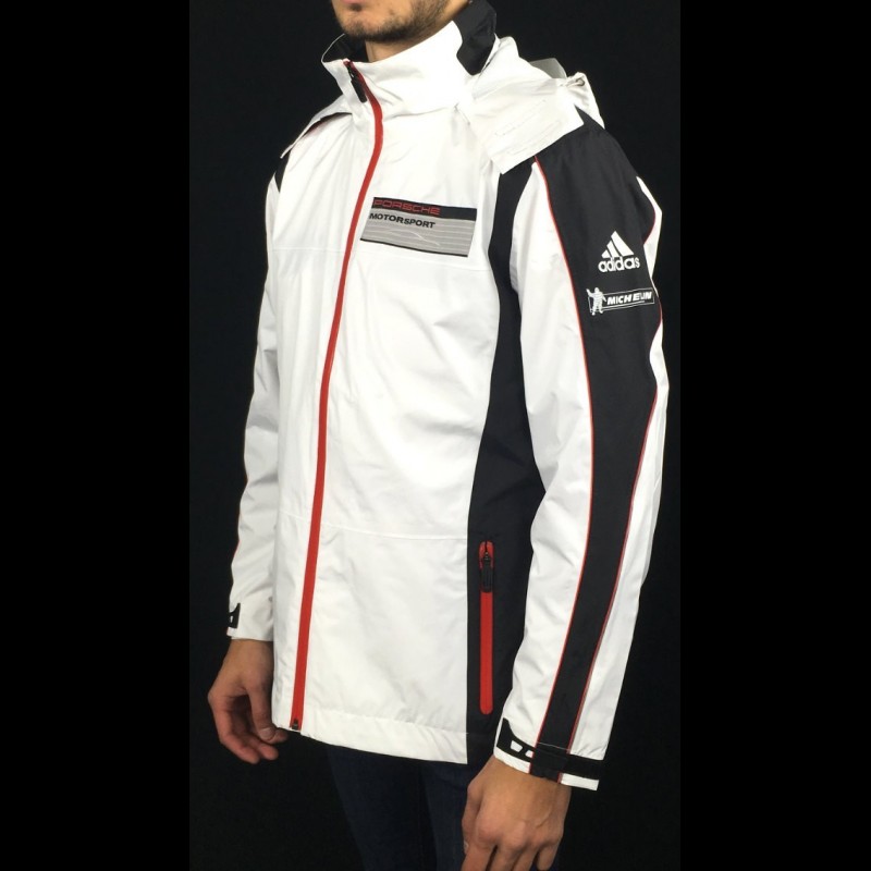 Adidas rain jacket Porsche Motorsport Black / White Porsche Design WAX10202  - unisex