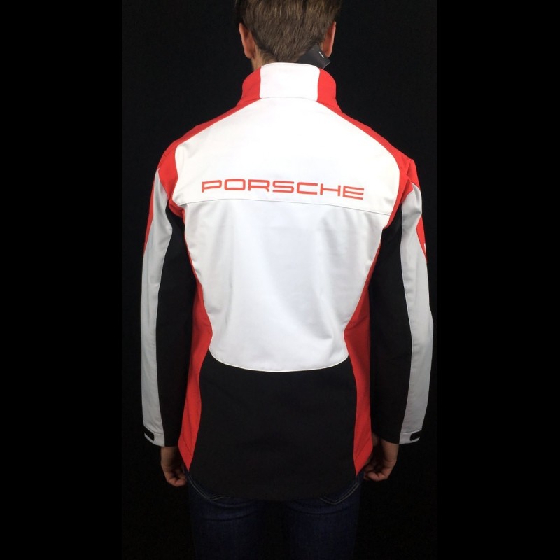 Adidas Softshell jacket Porsche Motorsport Black / White / Red / Grey ...