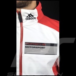 Adidas Softshell sleeveless jacket Porsche Motorsport Black / White / Red / Grey Porsche Design WAX20103 - men