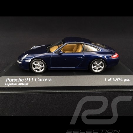 Porsche 911 type 997 Carrera 2004 Blue 1/43 Minichamps 400063020