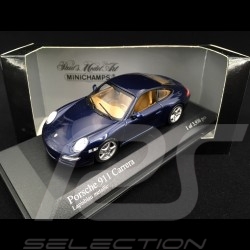 Porsche 911 type 997 Carrera 2004 Bleu 1/43 Minichamps 400063020