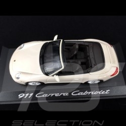 Porsche 911 type 997 Carrera Cabriolet 2009 Mk II creme / Cocoa 1/43 Minichamps WAP02001118