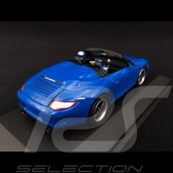 Porsche 911 type 997 Speedster 2011 bleue blue blau  1/43 Minichamps WAP0200090B