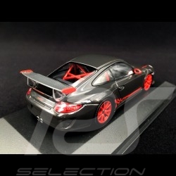 Porsche 911 type 997 GT3 RS 2010 grau / rot 1/43 Minichamps WAP02001719