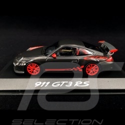 Porsche 911 type 997 GT3 RS 2010 grau / rot 1/43 Minichamps WAP02001719