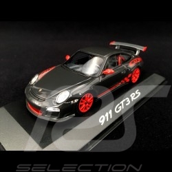 Porsche 911 type 997 GT3 RS 2010 grau / rot 1/43 Minichamps WAP02001719