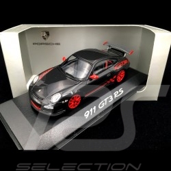 Porsche 911 type 997 GT3 RS 2010 grau / rot 1/43 Minichamps WAP02001719