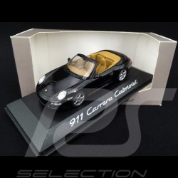 Porsche 997 Carrera Cabriolet Mk 1 2005 black 1/43 Minichamps WAP02015015