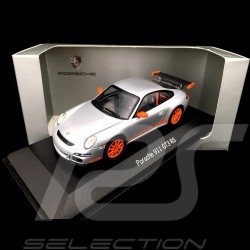 Porshe 911 type 997 GT3 RS 2006 Silver grey / Orange 1/43 Minichamps