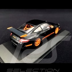 Porsche 911 type 997 GT3 RS 3.6 2006 ph I Noir black schwarz / Orange 1/43 Minichamps WAP02012817