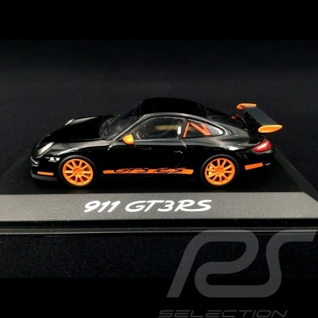 Porsche 911 type 997 GT3 RS 3.6 2006 mk I Schwarz / Orange 1/43 Minichamps WAP02012817