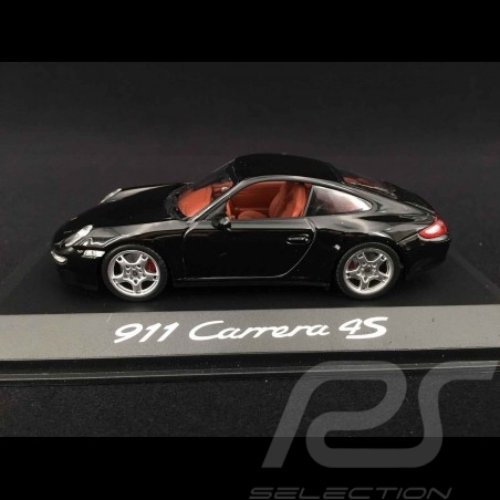 Porsche 911 typ 997 Carrera 4S Coupé schwarz 1/43 Minichamps WAP02010116