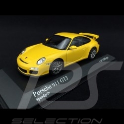 Porsche 911 type 997 GT3 3.8 mk II 2010 speed yellow 1/43 Minichamps 400068021