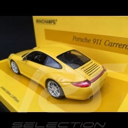 Porsche 997 Carrera 4S Mk 2 2009 gelb 1/43 Minichamps 436066420