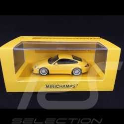 Porsche 911 type 997 Carrera 4S Phase 2 2009 jaune 1/43 Minichamps 436066420
