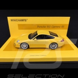 Porsche 997 Carrera 4S Mk 2 2009 yellow 1/43 Minichamps 436066420