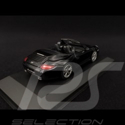 Porsche 911 type 997 Carrera Cabriolet Phase 2 2011 Black Edition noir 1/43 Minichamps 400066434