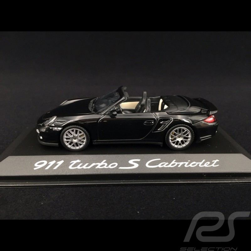 Porsche 911 type 997 Turbo S Cabriolet 3.8 mk 2 2010 black 1/43 Minichamps WAP0200140A