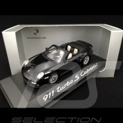 Porsche 911 type 997 Turbo S Cabriolet 3.8 mk 2 2010 black 1/43 Minichamps WAP0200140A