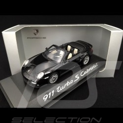 Porsche 911 type 997 Turbo S Cabriolet 3.8 mk 2 2010 schwarz 1/43 Minichamps WAP0200140A