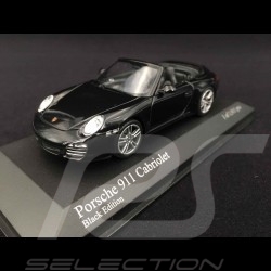Porsche 911 type 997 Carrera Cabriolet Phase 2 2011 Black Edition noir 1/43 Minichamps 400066434