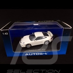 Porsche 911 type 997 GT3 3.6 2006 ph I Blanche wite weiß 1/43 Autoart 57908