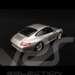 Porsche 911 Carrera type 997 Phase 1 2005 gris 1/43 Minichamps WAP02011415