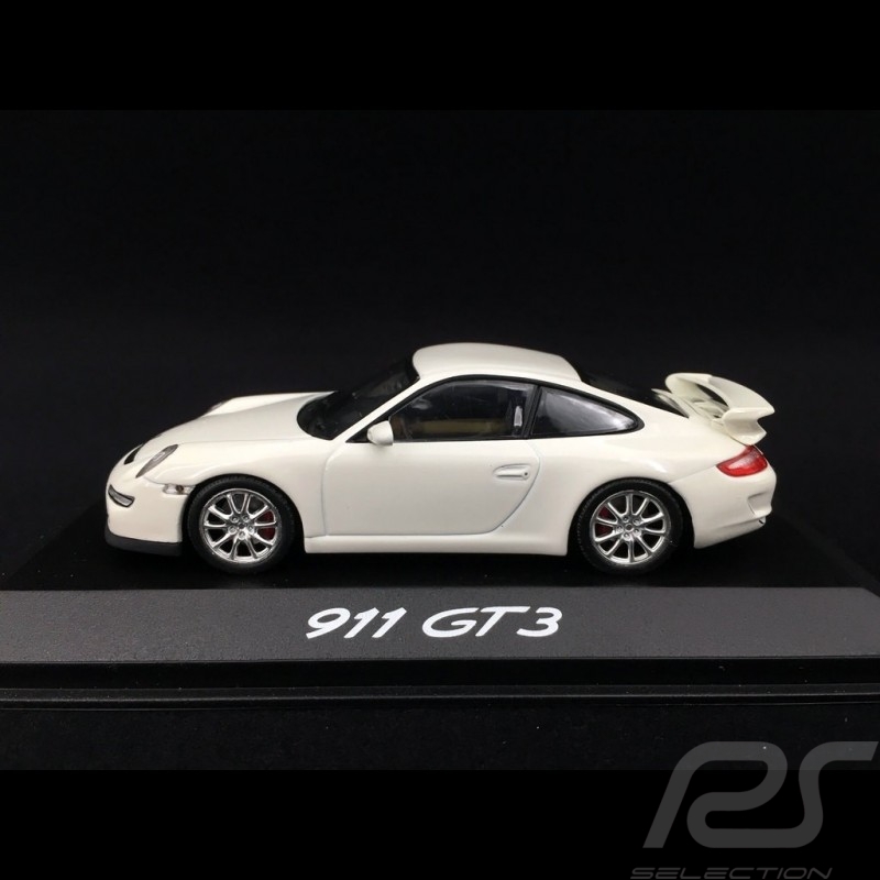 Porsche 911 type 997 GT3 3.6 ph 1 2006 Blanche White Weiß 1/43 Minichamps WAP02012016