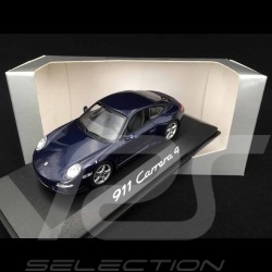 Porsche 997 Carrera 4 Mk 1 2005 blau 1/43 Minichamps WAP02010016