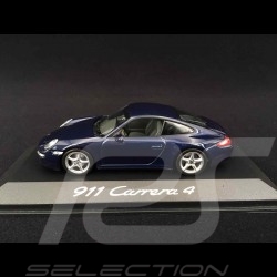 Porsche 997 Carrera 4 Mk 1 2005 blau 1/43 Minichamps WAP02010016