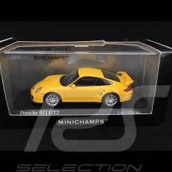 Porsche 911 type 997 GT2 mk 1 2008 Speed yellow 1/43 Minichamps 400066300