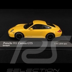 Porsche 997 Carrera GTS 2011 jaune 1/43 Minichamps 410060120