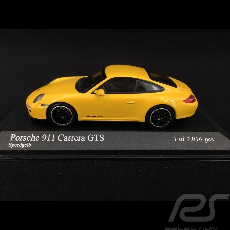 Porsche 997 Carrera GTS 2011 jaune 1/43 Minichamps 410060120