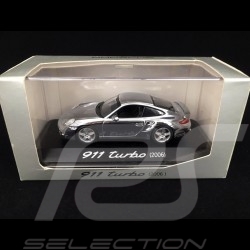 Porsche 911 type 997 Turbo 3.6 mk 1 2007 Chrome 1/43 Minichamps WAP02060816