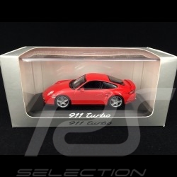 Porsche 997 Turbo 3.6 mk 1 2007 Guards red 1/43 Minichamps WAP02013116