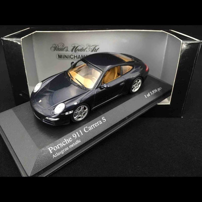 Porsche 911 GT3 RS 2005 Minichamps 1/43 - Noir, édition Salon De La Maquette