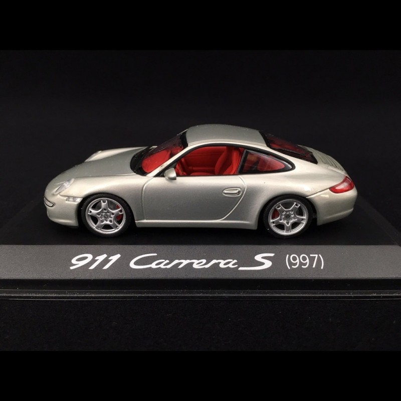 Porsche 911 type 997 Carrera S mk 1 2005 Silver grey 1/43