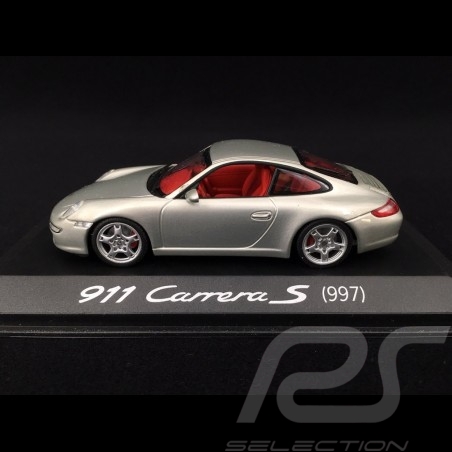 Porsche 911 type 997 Carrera S mk 1 2005 Silbergrau 1/43 Minichamps WAP02011815