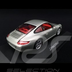 Porsche 911 type 997 Carrera S mk 1 2005 Silbergrau 1/43 Minichamps WAP02011815