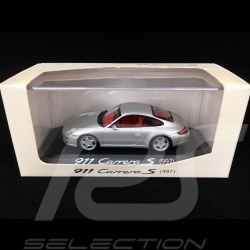 Porsche 911 type 997 Carrera S mk 1 2005 Silbergrau 1/43 Minichamps WAP02011815