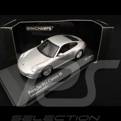 Porsche 997 Carrera 4S ph II 2009 argent 1/43 Minichamps 400066421