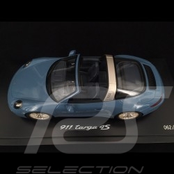 Porsche 911 type 991 Targa 4S phase II aetna blue 1/18 Spark WAX02100014