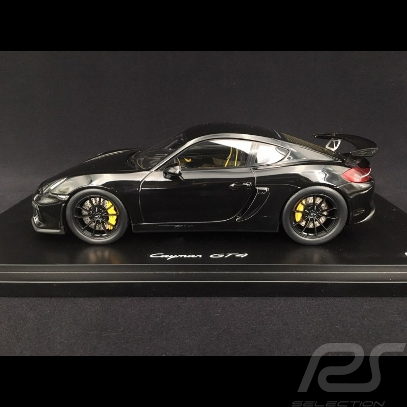Porsche Cayman GT4 2016 schwarz 1/18 Spark WAX02100022