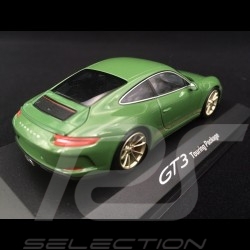 Porsche 911 type 991 GT3 Touring Phase II 2017 Package Usine 1 Vert green grün auratium 1/43 Minichamps WAX020200W1