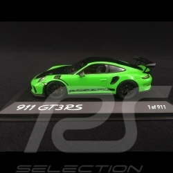 Porsche 911 type 991 GT3 RS Phase II Pack Weissach 2018 Nürburgring lizard green 1/43 Minichamps WAX02020097