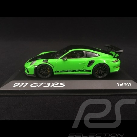 Porsche 911 type 991 GT3 RS Phase II Pack Weissach 2018 Nürburgring lizard green 1/43 Minichamps WAX02020097